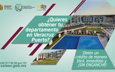 ¡DERECHOHABIENTE! Obtén tu crédito para departamento en Veracruz Puerto de manera fácil, inmediata y ¡SIN ENGANCHE! ¡Escríbenos y nos pondremos en contacto contigo!