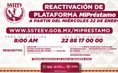 REACTIVACIÓN DE PLATAFORMA MIPRÉSTAMO