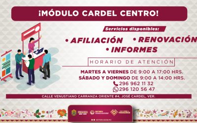 Módulo permanente de Afiliación y Renovación Cardel Centro